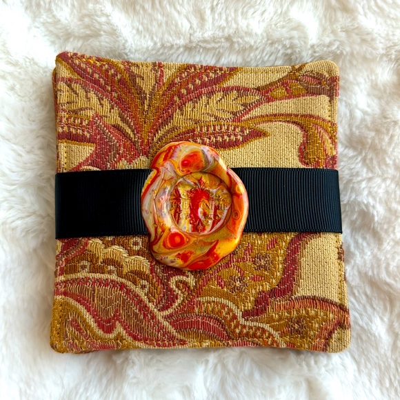⚜️ NWT Tuscan Fabric Coaster Set ⚜️ - Picture 7 of 8